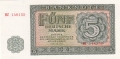 German Democratic Republic 5 Deutsche Mark, 1955